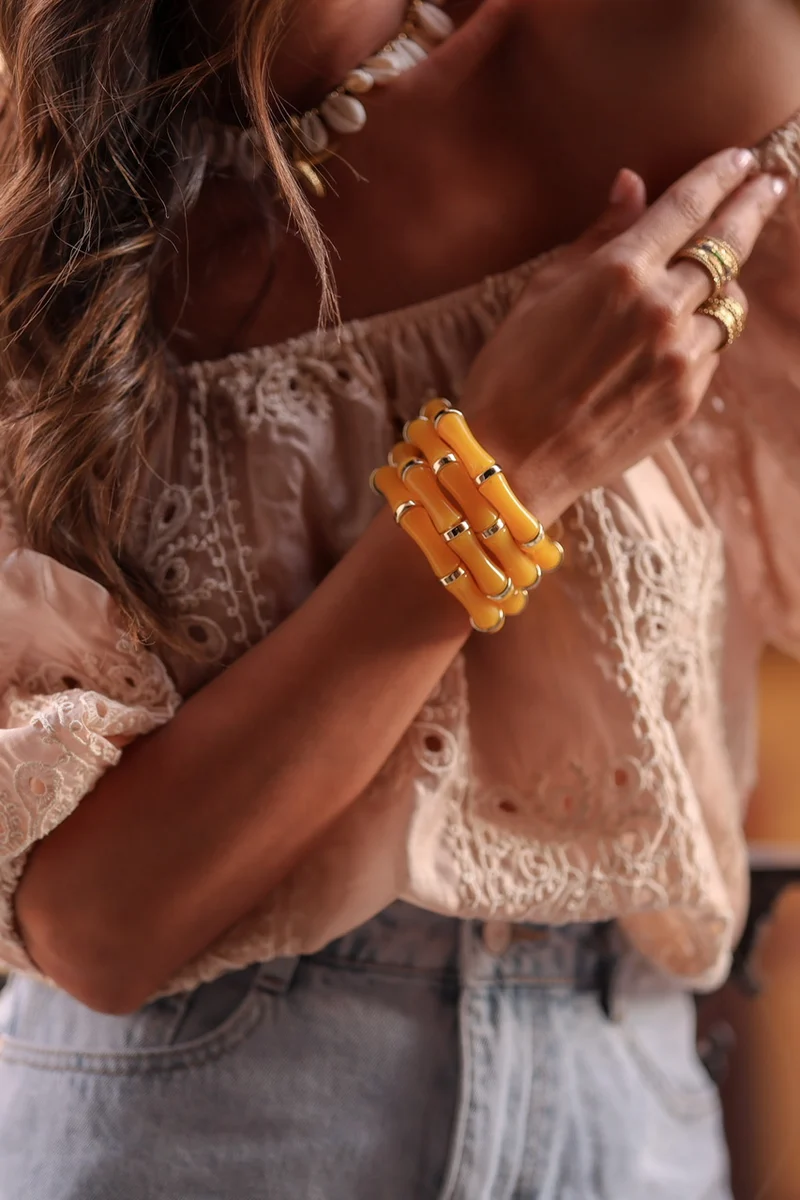 Bracelet Deva jaune
