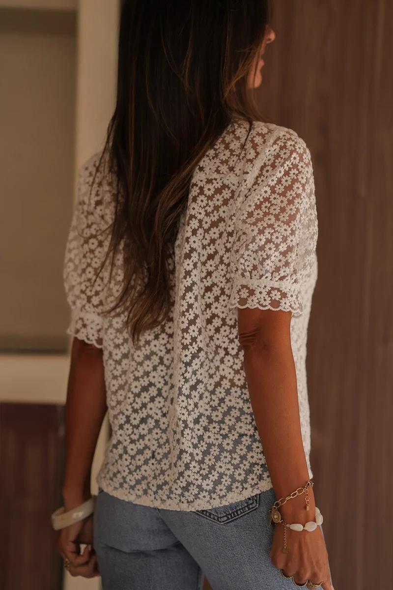 Blouse Marylin manches courtes