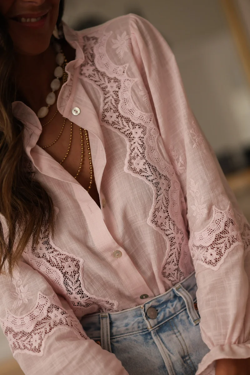Blouse Catarina rose