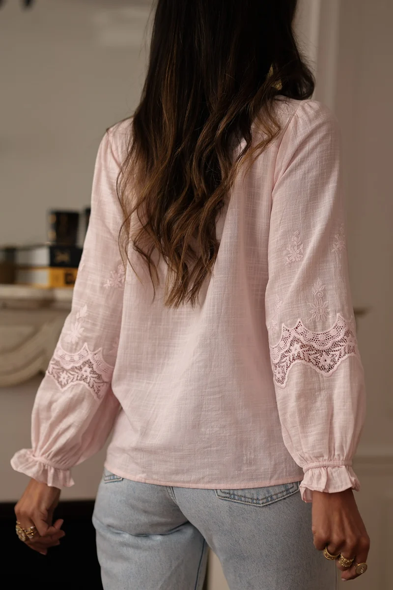Blouse Catarina rose
