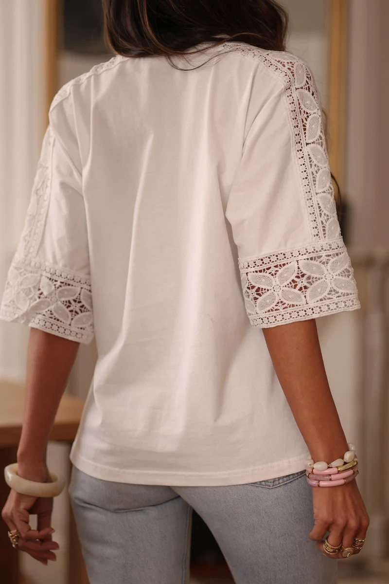 Tee-shirt Babeth blanc