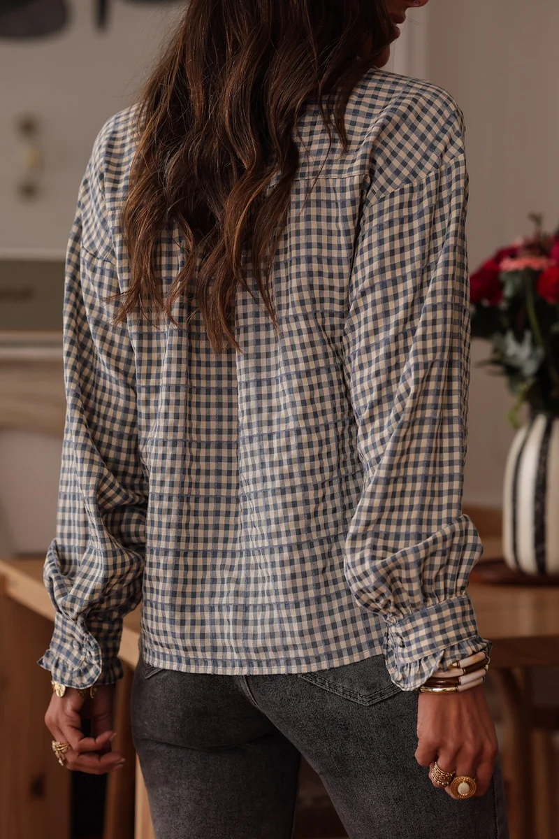 Chemise Gloria bleue