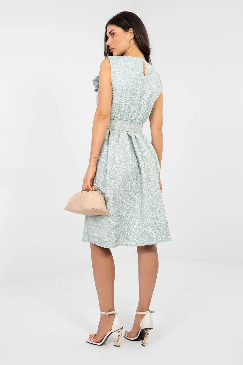 Robe d'invitée au mariage champêtre sans manches