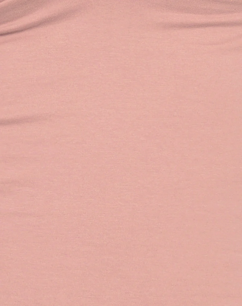 Top plongeant Emberly, coloris Pink Lady