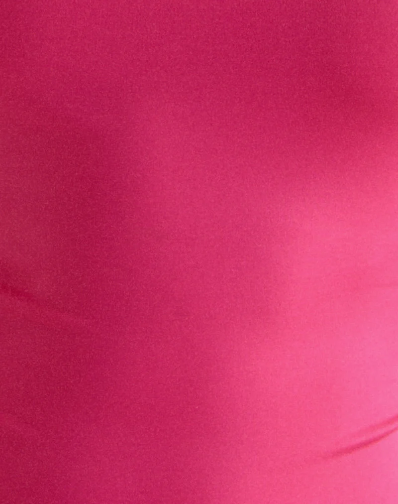 Jasila Vest Top in Hot Pink