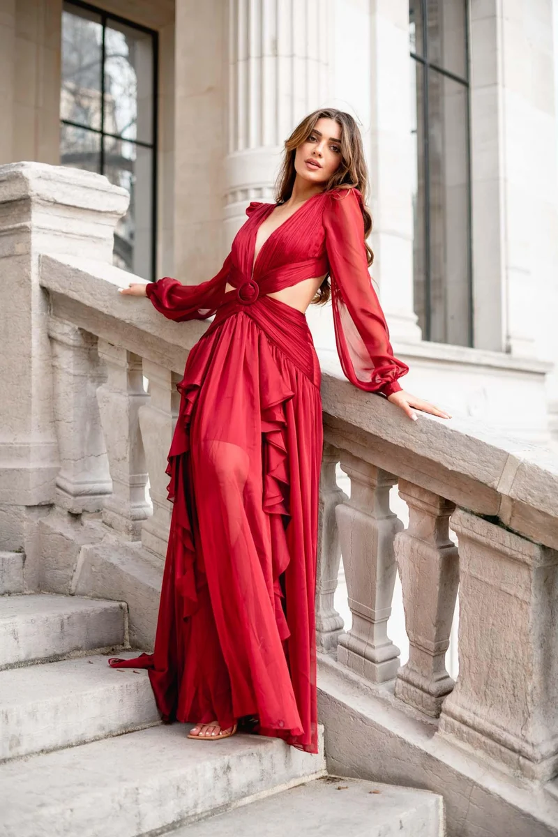 Robe Alila bordeaux
