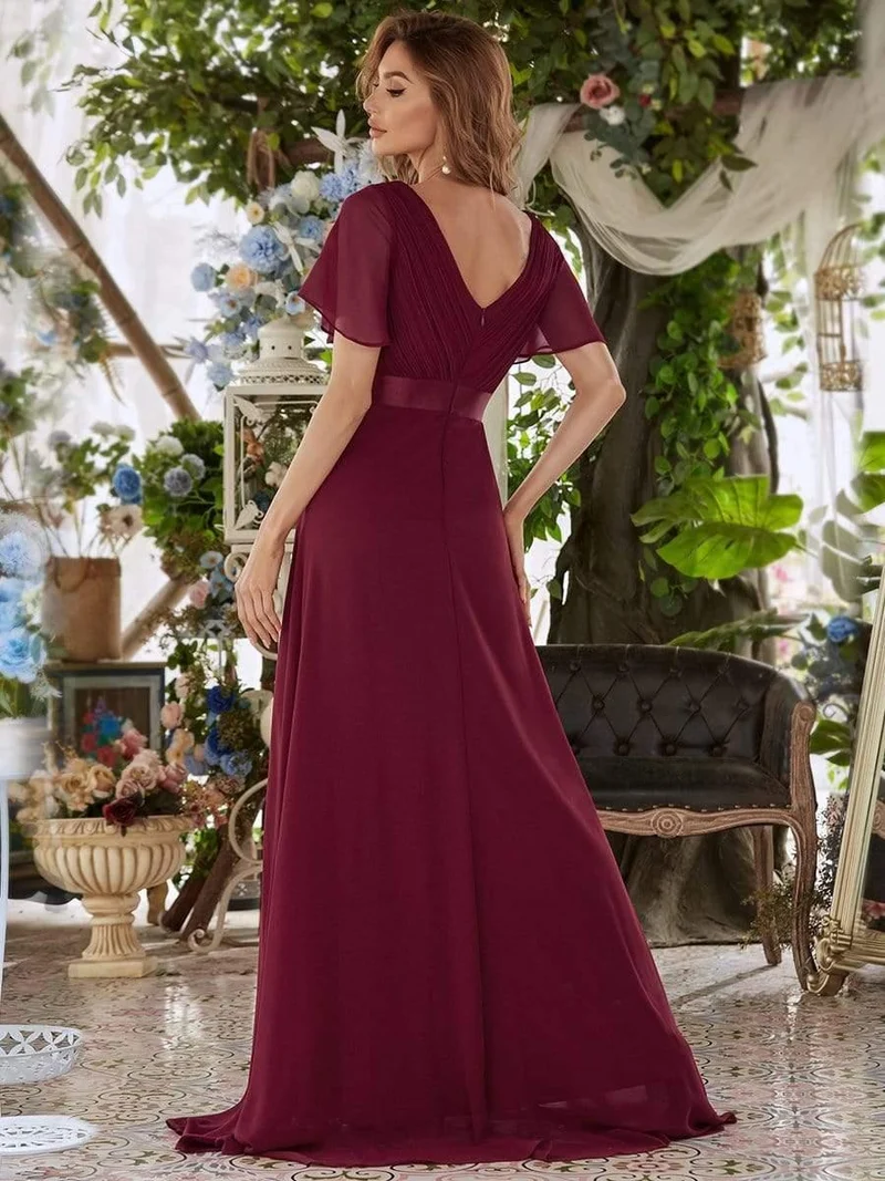 MEILLEURS CHOIX Robes de soirée bordeaux