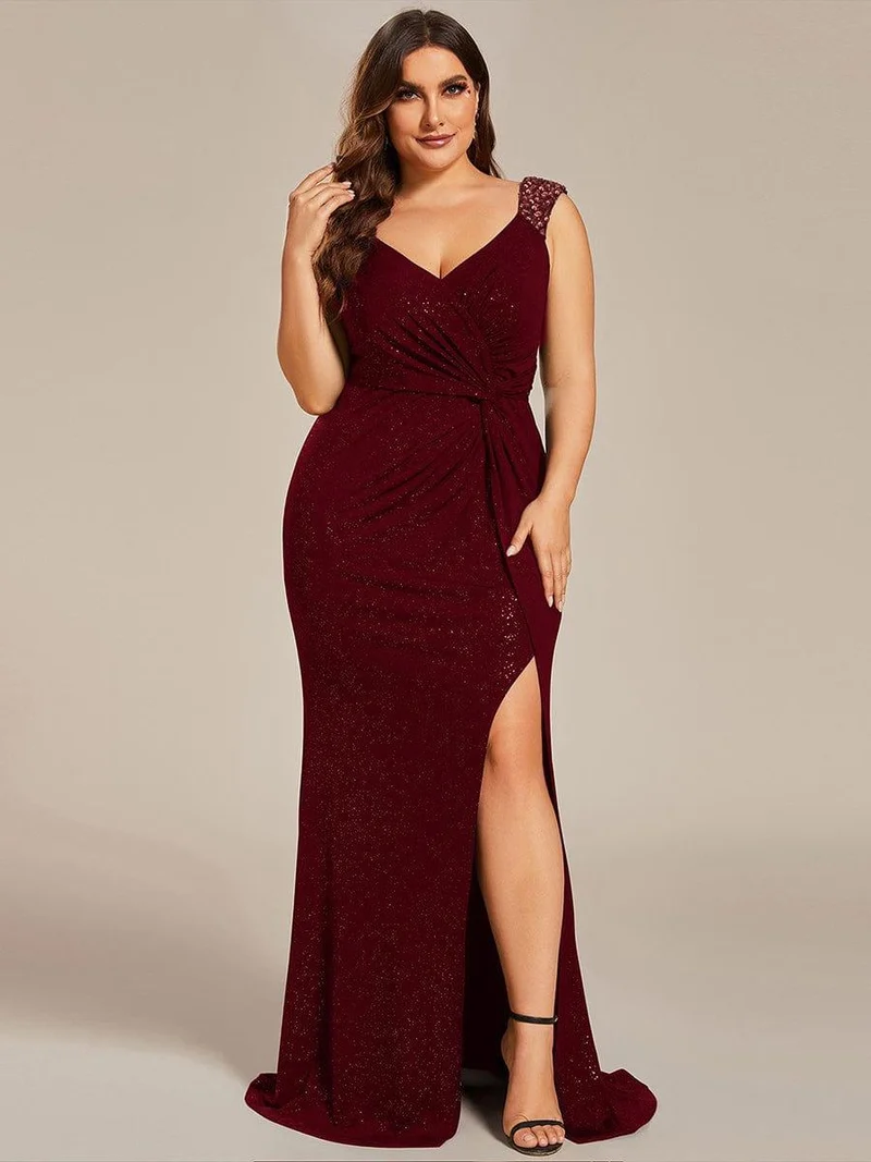 MEILLEURS CHOIX Robes de soirée bordeaux