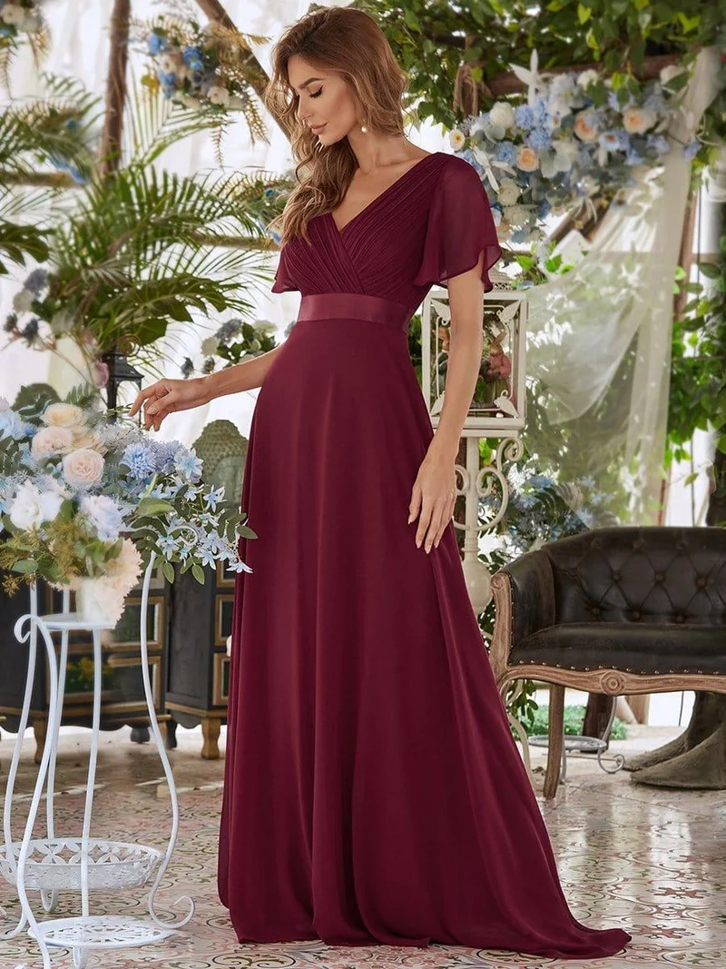 MEILLEURS CHOIX Robes de soirée bordeaux