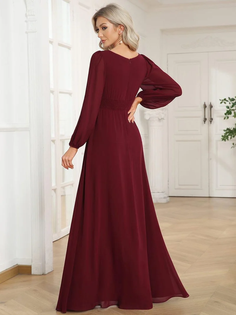 MEILLEURS CHOIX Robes de soirée bordeaux
