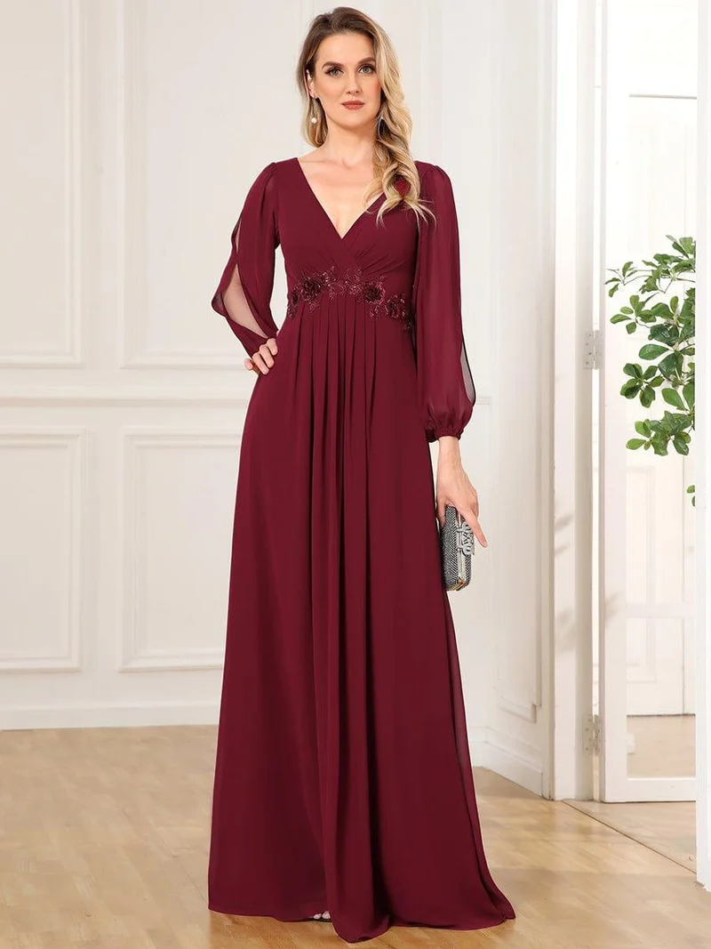 MEILLEURS CHOIX Robes de soirée bordeaux