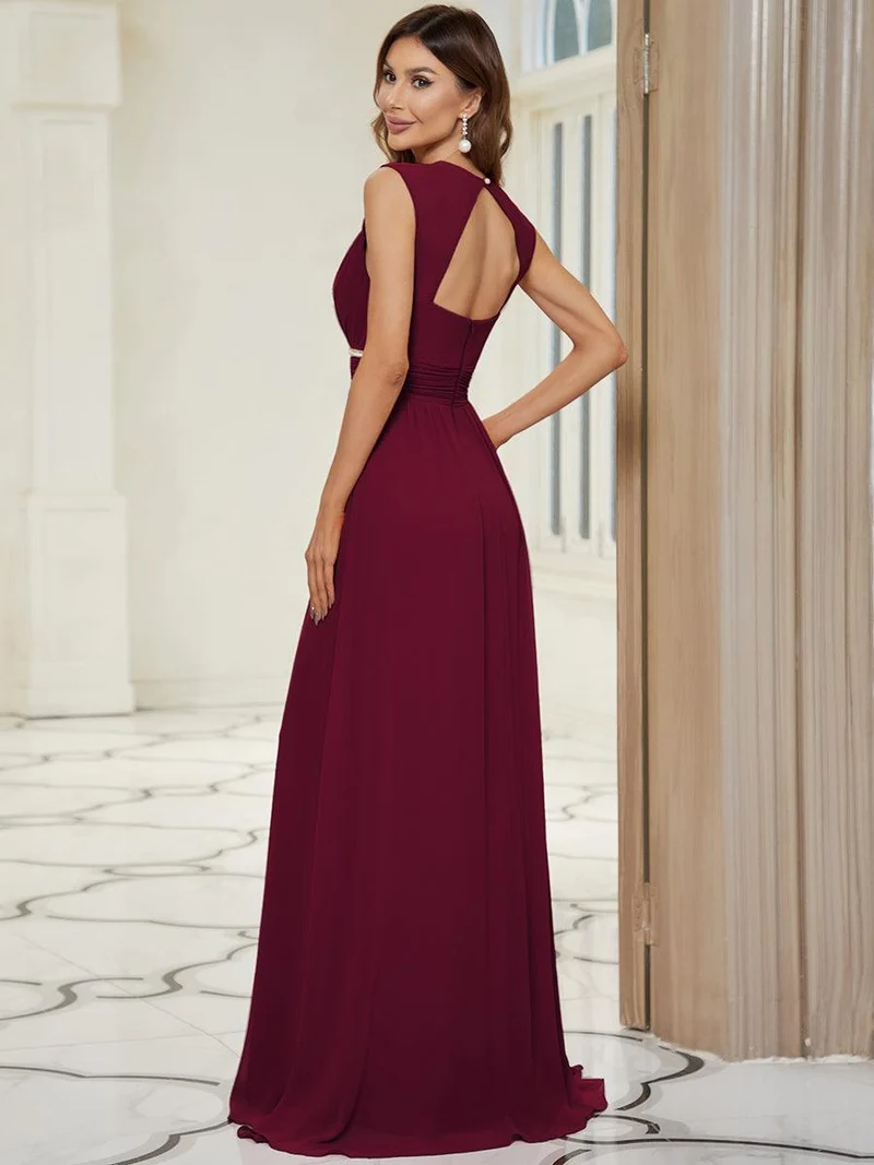 MEILLEURS CHOIX Robes de soirée bordeaux