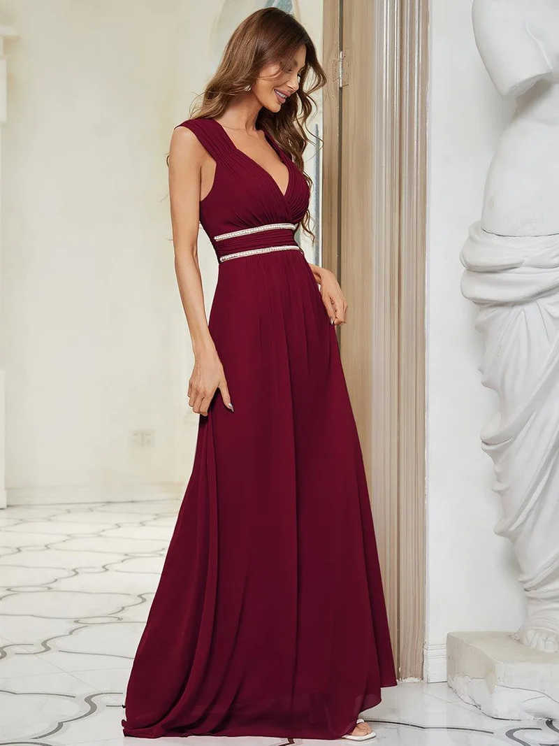 MEILLEURS CHOIX Robes de soirée bordeaux