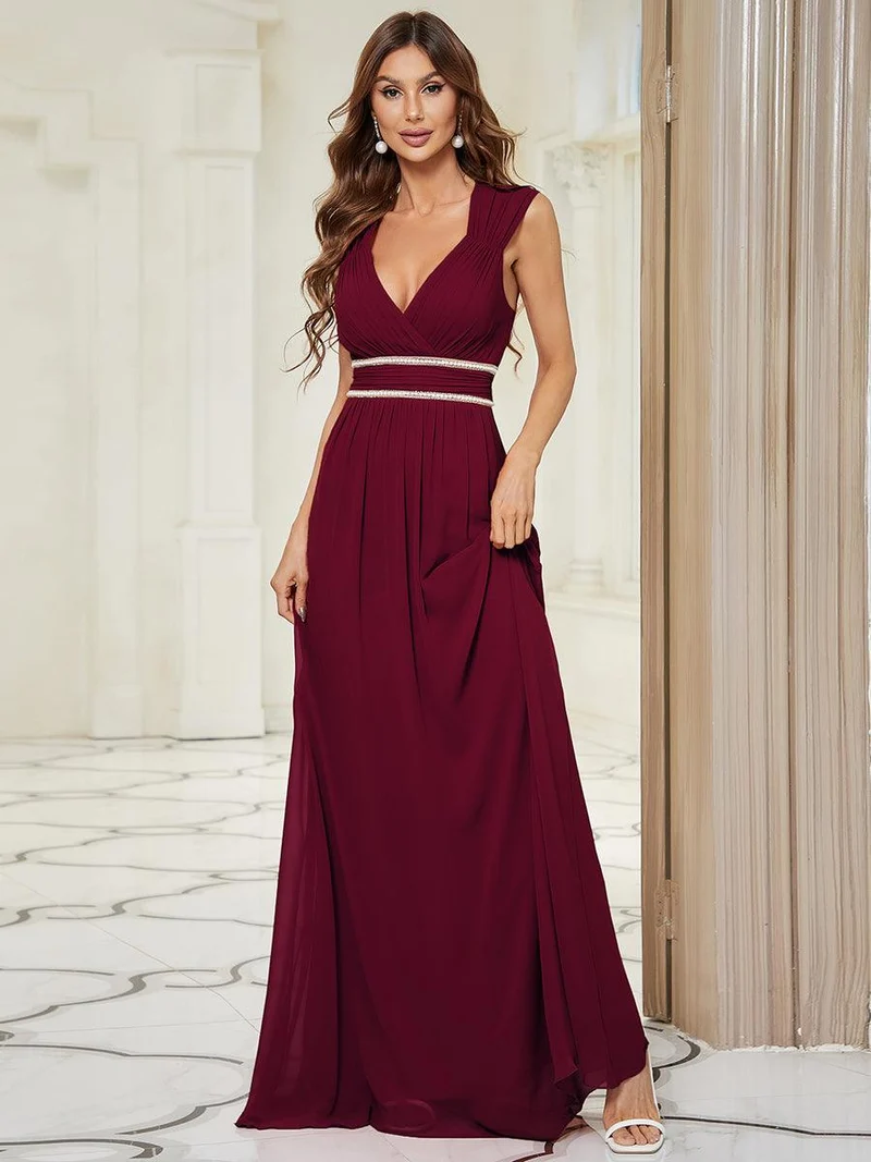 MEILLEURS CHOIX Robes de soirée bordeaux