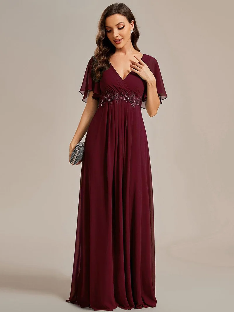 MEILLEURS CHOIX Robes de soirée bordeaux