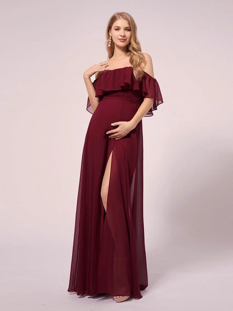 MEILLEURS CHOIX Robes de soirée bordeaux