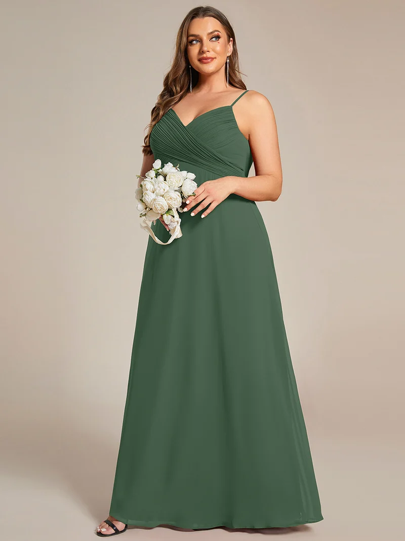 ever NOVA|Robe de demoiselle d'honneur drapée au dos avec décolleté en cœur