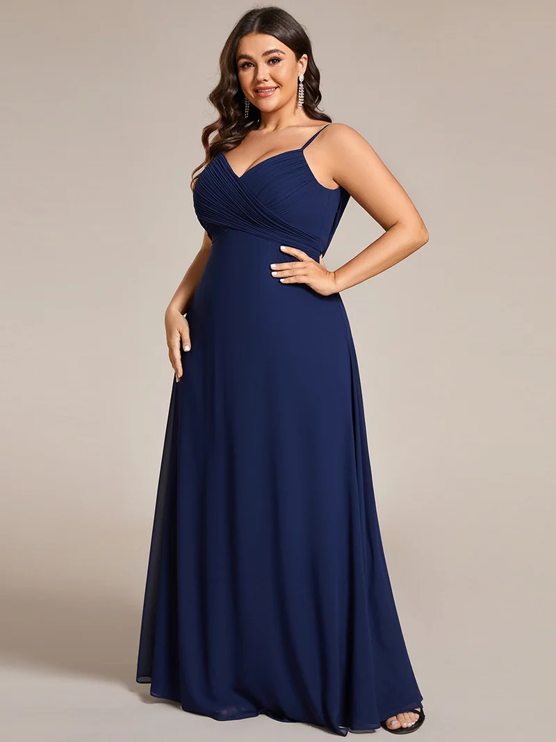 ever NOVA|Robe de demoiselle d'honneur drapée au dos avec décolleté en cœur