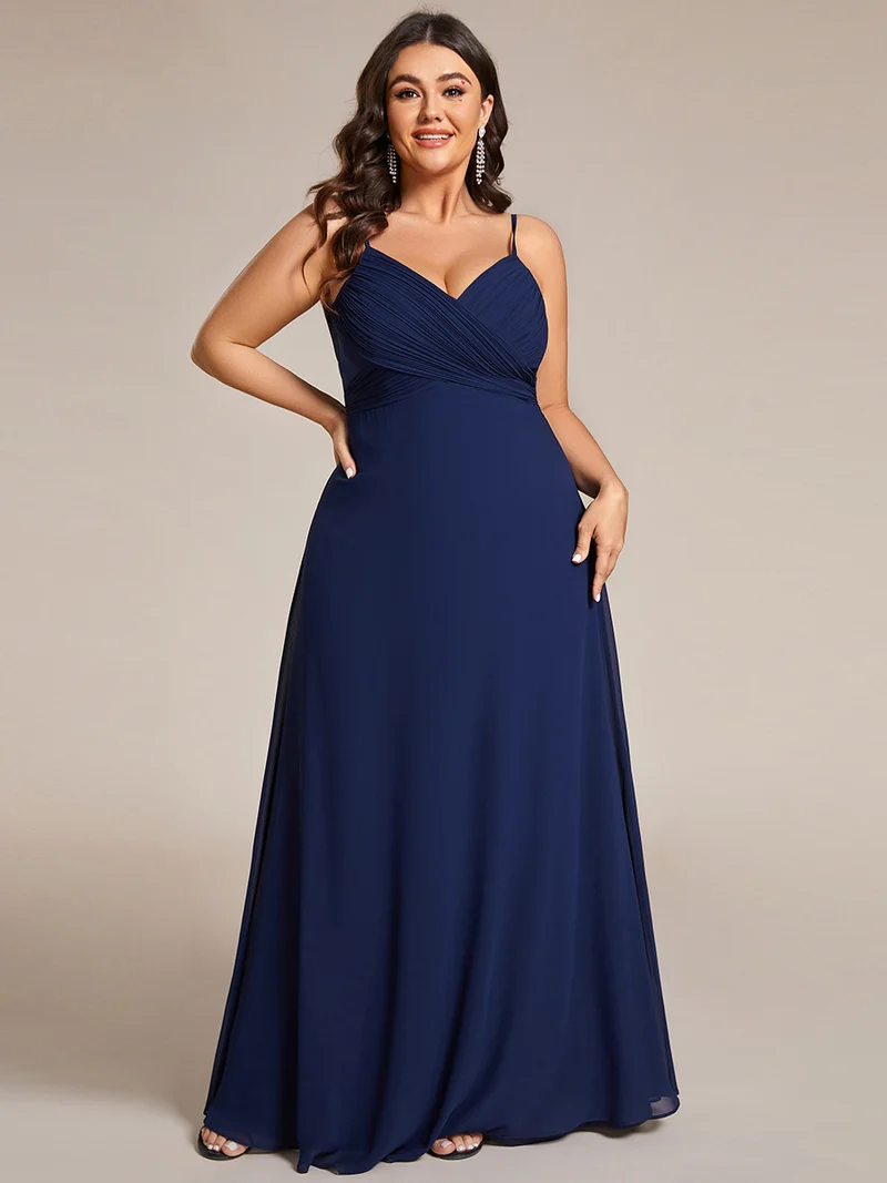 ever NOVA|Robe de demoiselle d'honneur drapée au dos avec décolleté en cœur