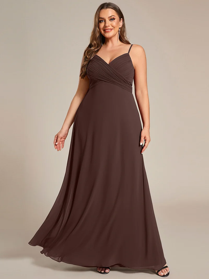 ever NOVA|Robe de demoiselle d'honneur drapée au dos avec décolleté en cœur