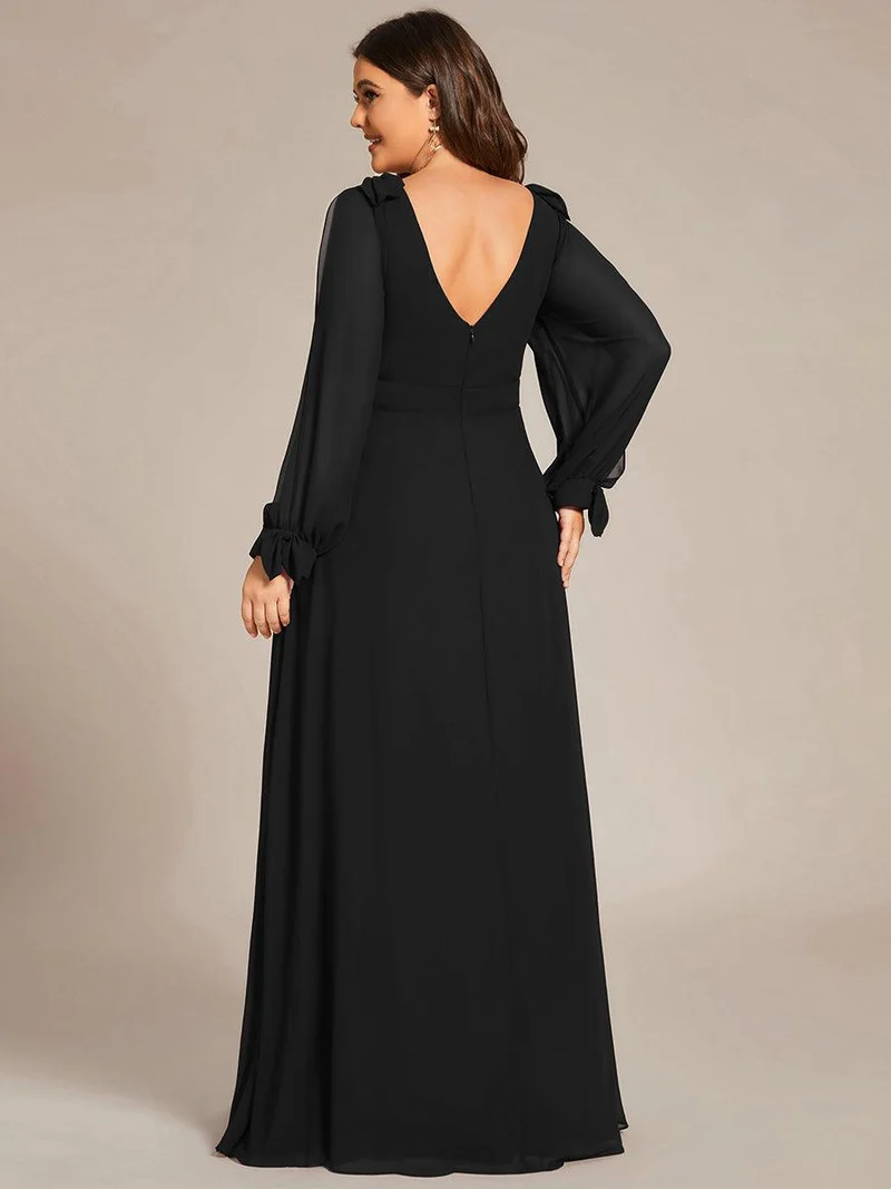 ever IVORY|Robe invitée mariage à manches fendues et dos nu