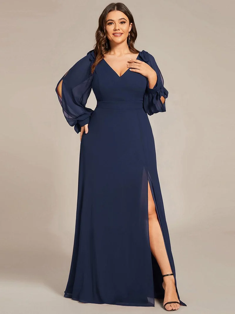 ever IVORY|Robe invitée mariage à manches fendues et dos nu