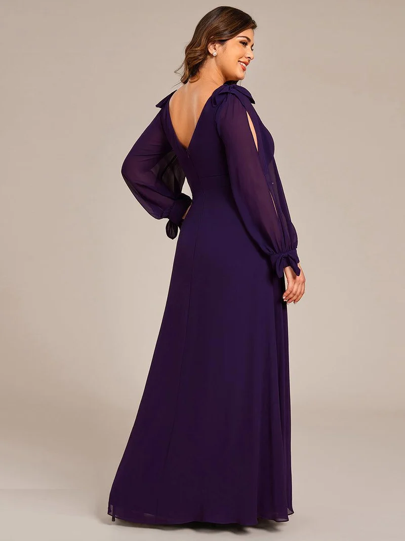 ever IVORY|Robe invitée mariage à manches fendues et dos nu