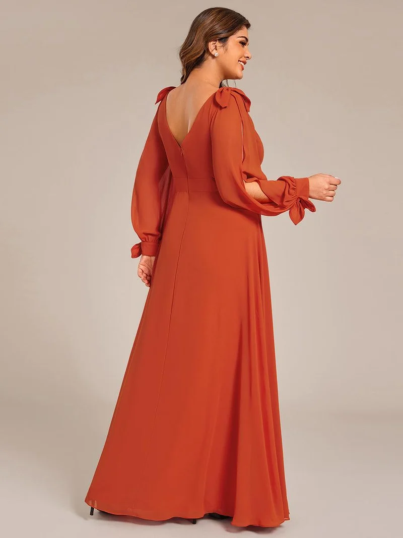 ever IVORY|Robe invitée mariage à manches fendues et dos nu