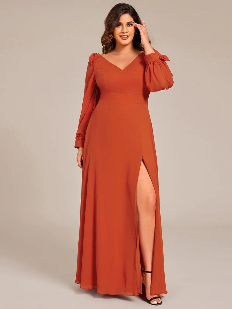 ever IVORY|Robe invitée mariage à manches fendues et dos nu