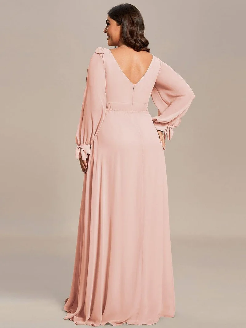 ever IVORY|Robe invitée mariage à manches fendues et dos nu