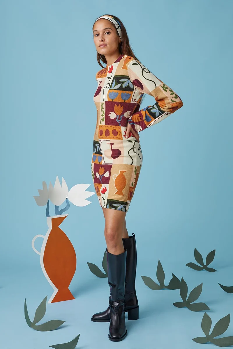 Robe Pull Soi x Laetitia Rouget