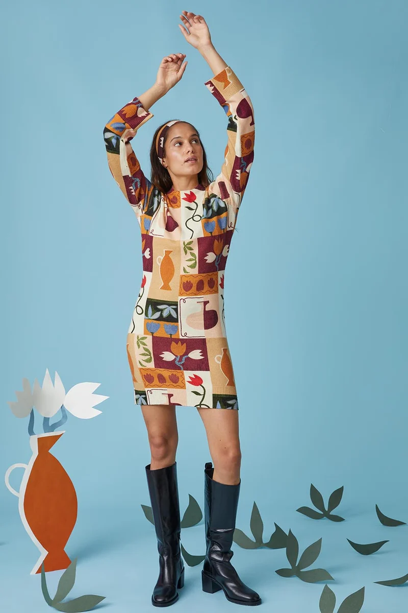 Robe Pull Soi x Laetitia Rouget