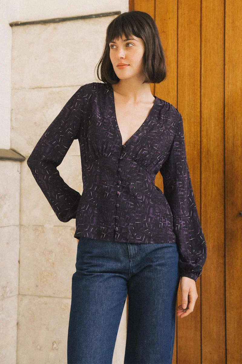 Blouse Néréide Mots Exquis