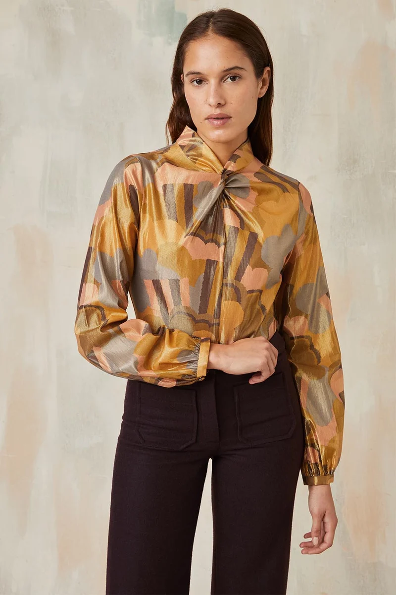 Blouse Olympe Golden Pop Corn