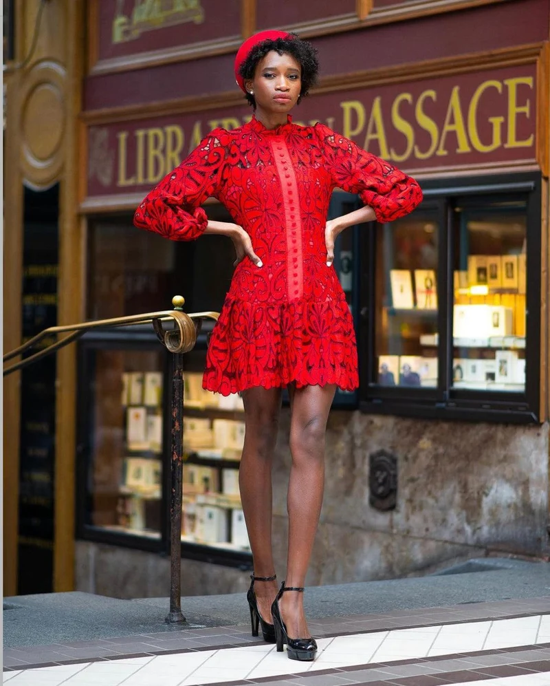 Robe Perrine rouge