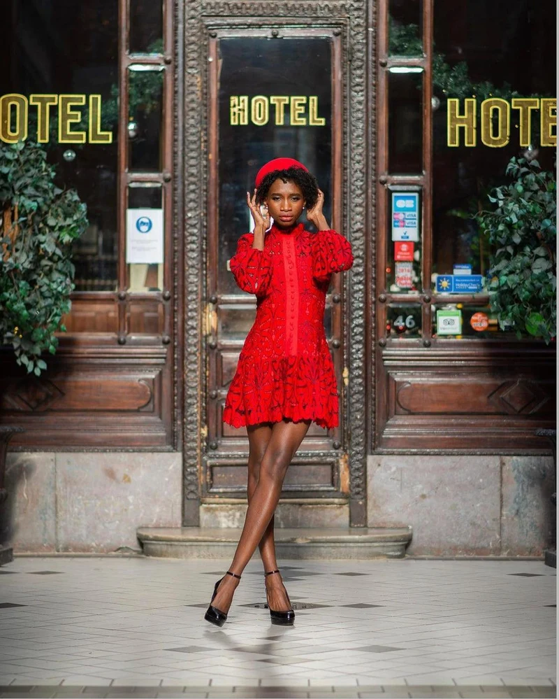 Robe Perrine rouge