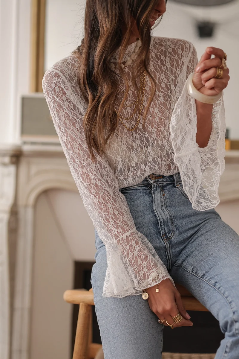 Top Naomie blanc