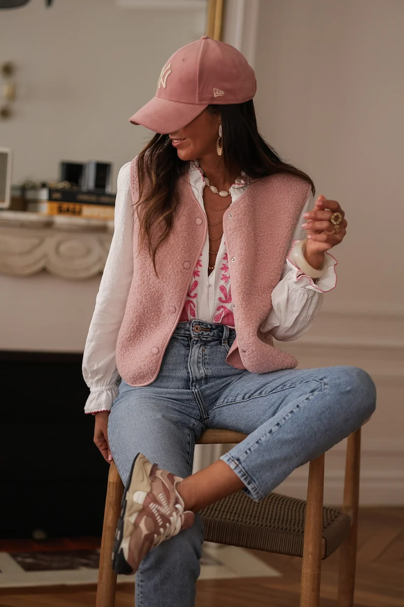 Gilet Nate rose