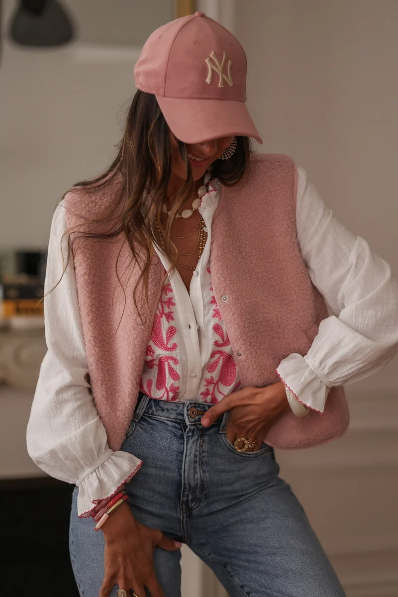 Gilet Nate rose