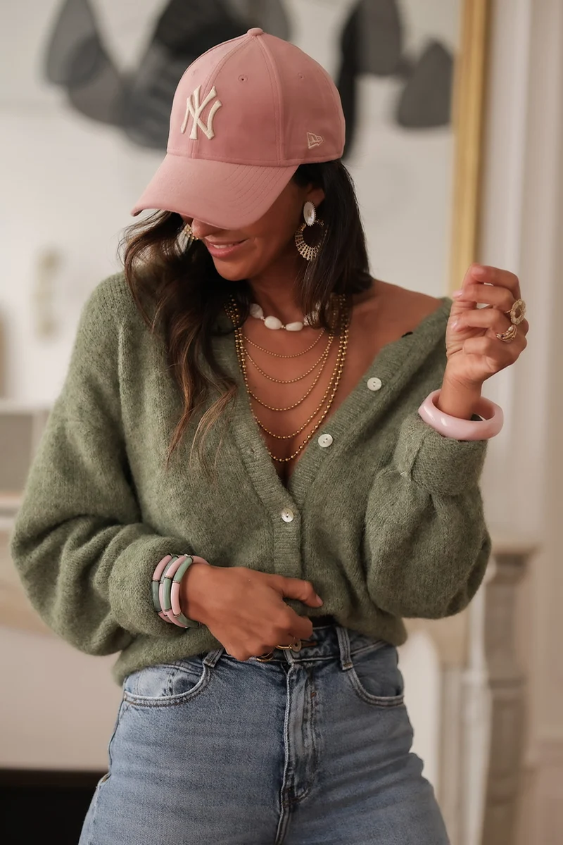 Gilet Abel vert olive