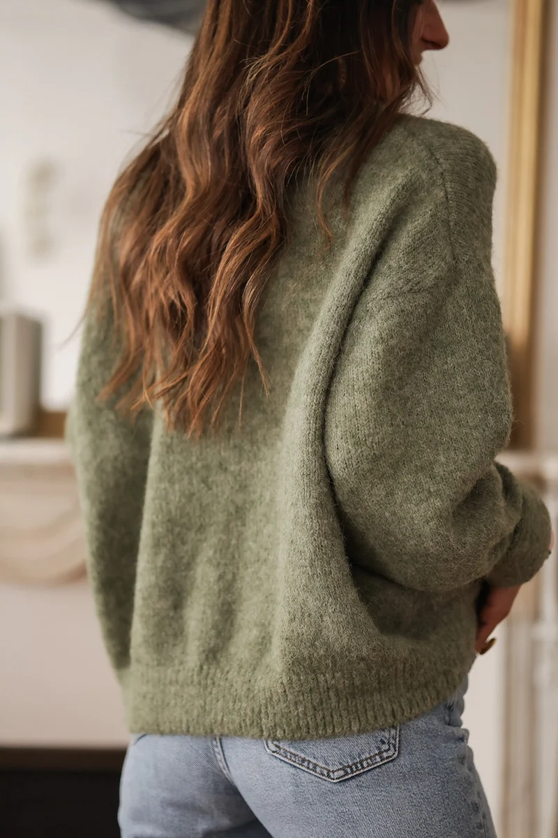 Gilet Abel vert olive