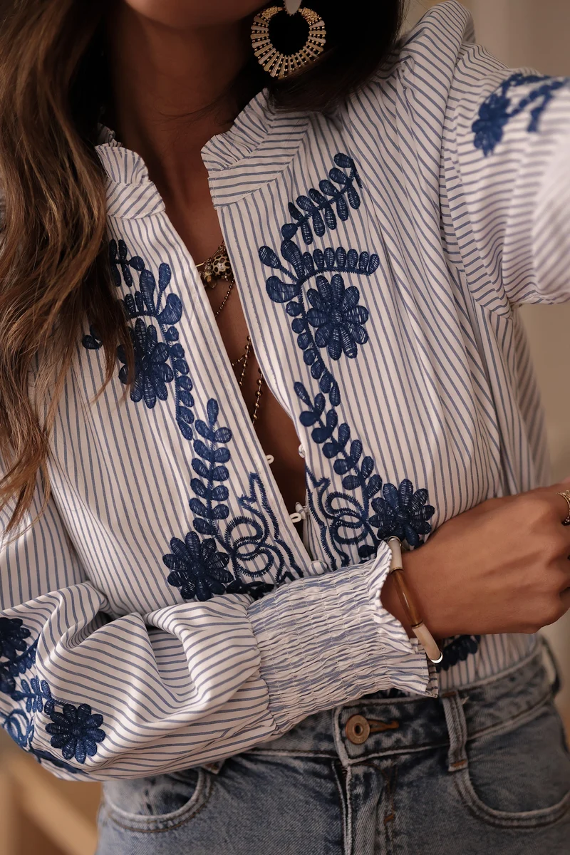 Blouse Monica rayée