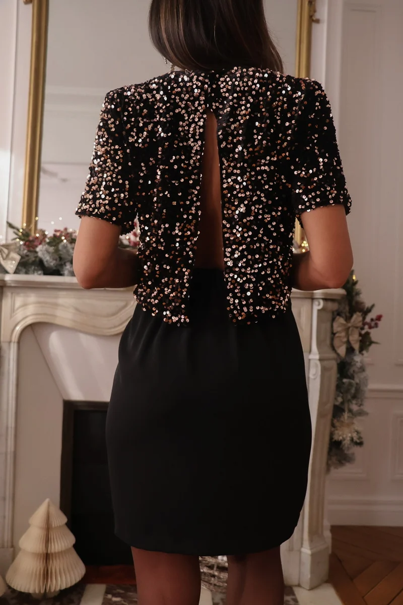 Robe Solana dorée