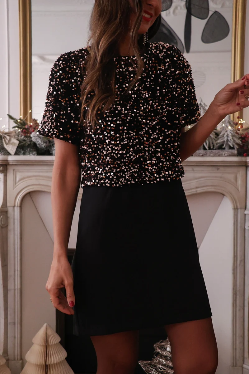 Robe Solana dorée