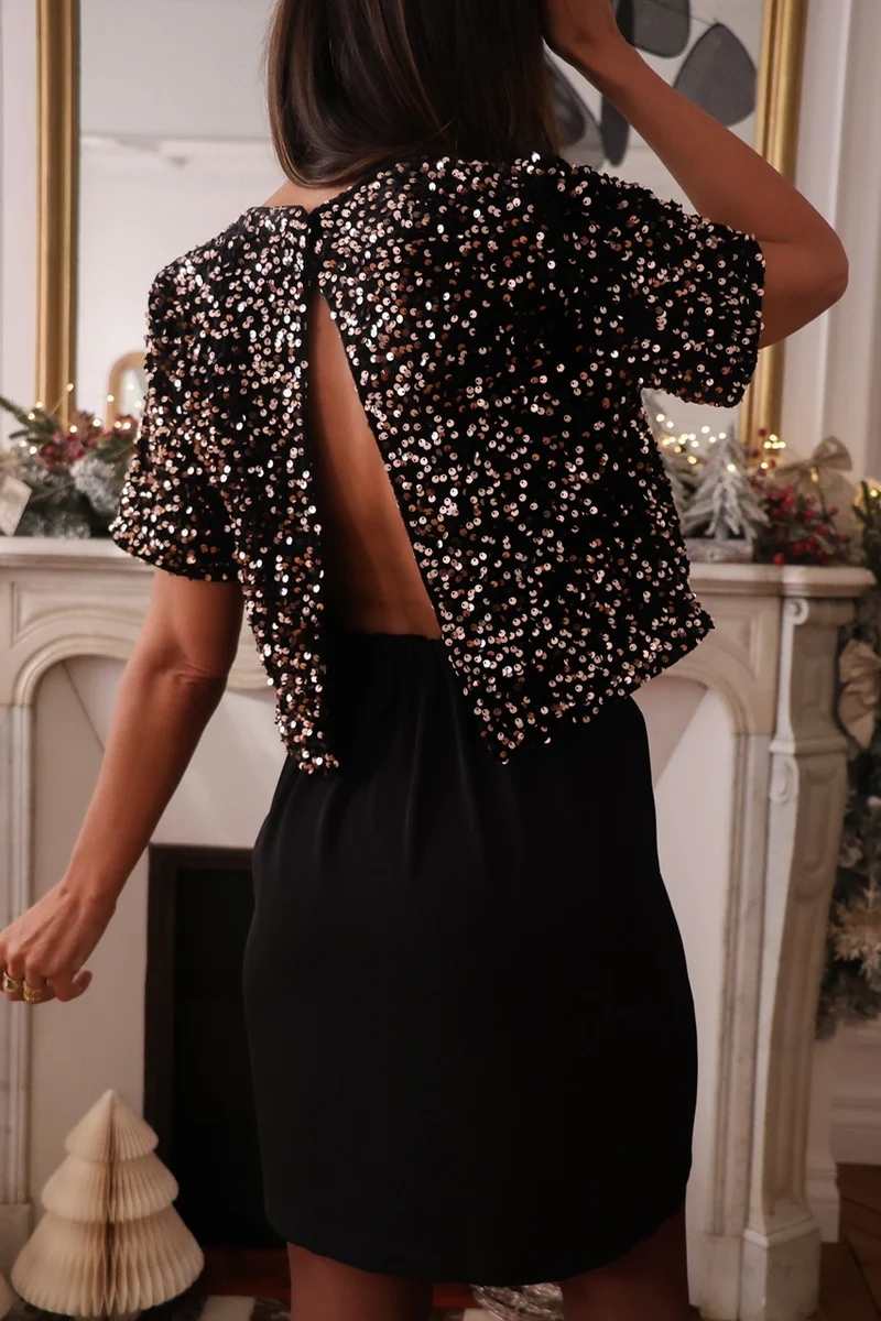Robe Solana dorée