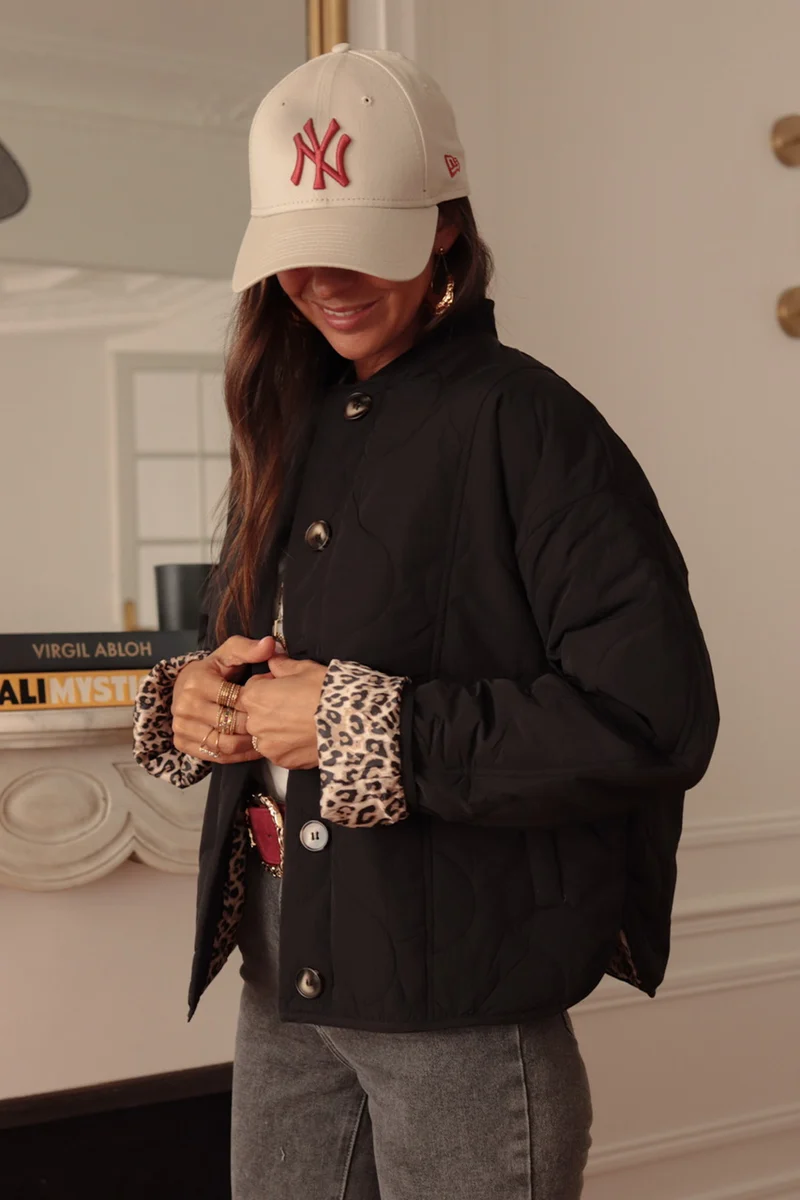 Veste May matelassée noir