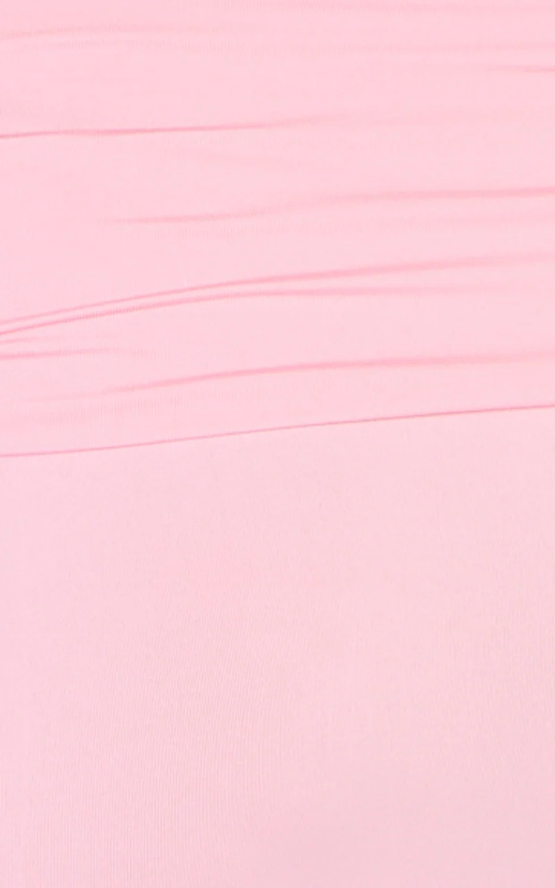 Lizzy Maxi Dress - Backless Ruched Bodycon Dress in Pink