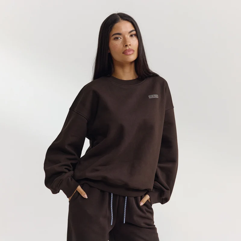 Pull Oversize - Chocolat Noir