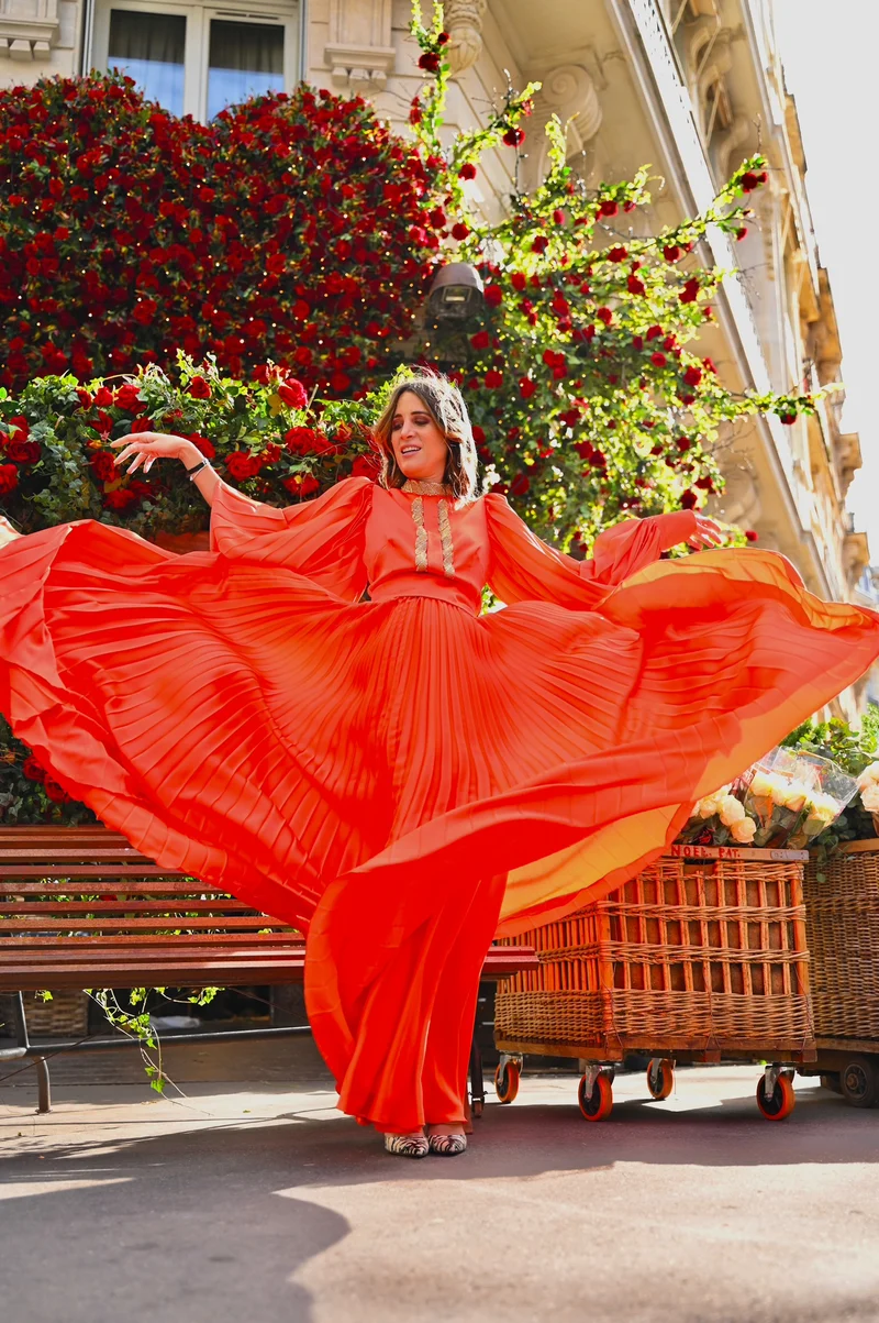 Vente Robe Pereira orange - Femme enceinte