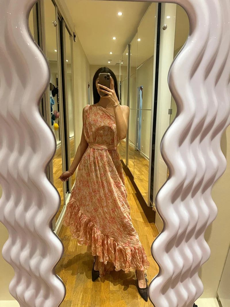 Robe asymétrique Flora